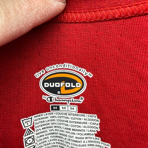Duofold by Champion Red Thermal union suit sz Medium (11AN) - Picture 2 of 4